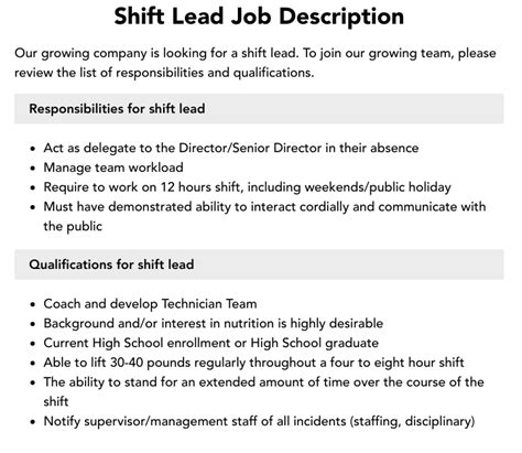 Shift Lead Jobs in Fawn Creek, KS .